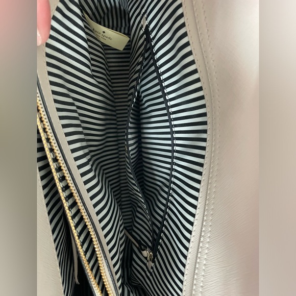 Authentic Kate Spate purse. Cream and black. - Picture 9 of 10